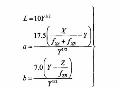 L、a、b值的计算公式06190